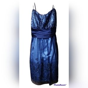 Prom dress navy blue